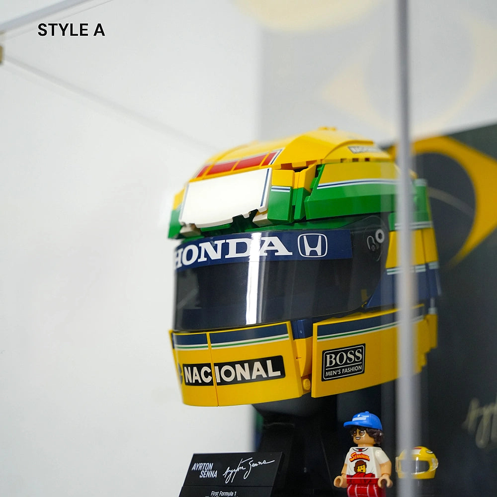 Acrylic Display Case for LEGO® Editions Ayrton Senna Helmet (43024)