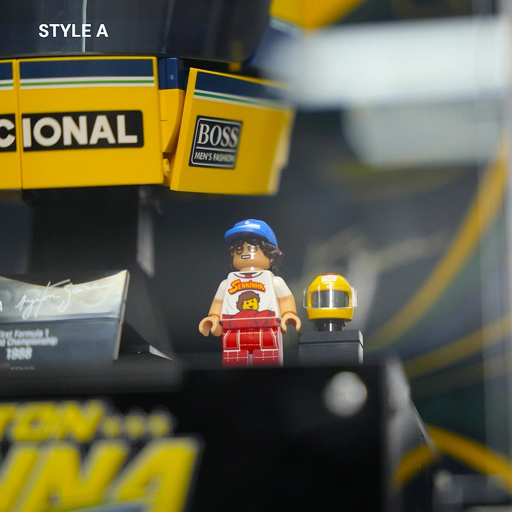 Acrylic Display Case for LEGO® Editions Ayrton Senna Helmet (43024)
