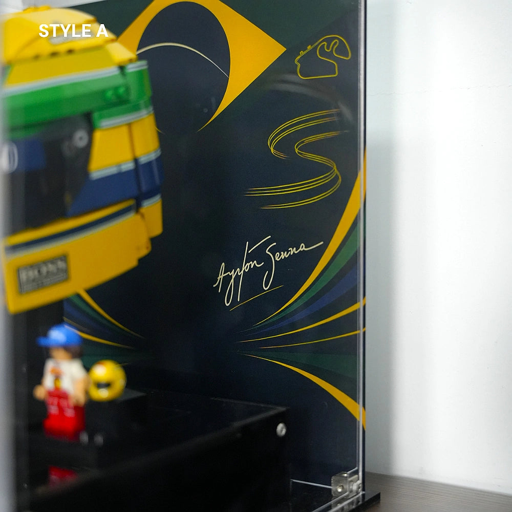 Acrylic Display Case for LEGO® Editions Ayrton Senna Helmet (43024)