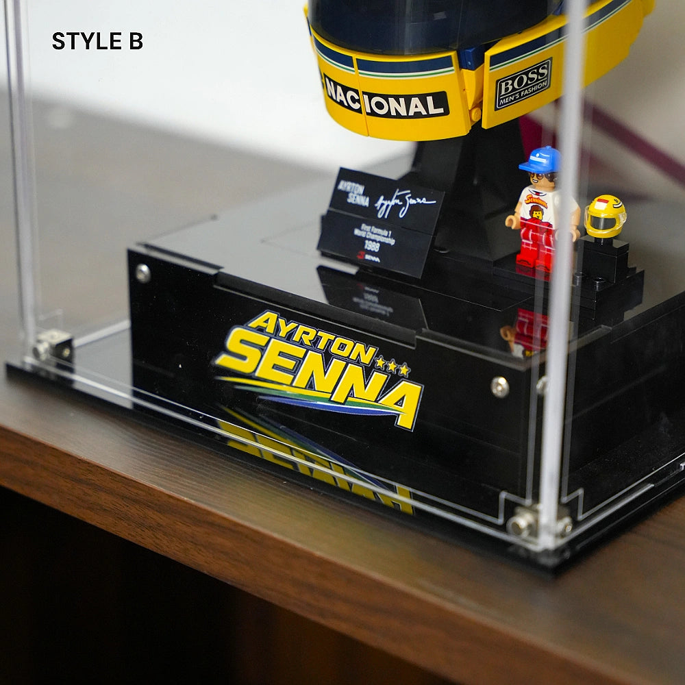Acrylic Display Case for LEGO® Editions Ayrton Senna Helmet (43024)
