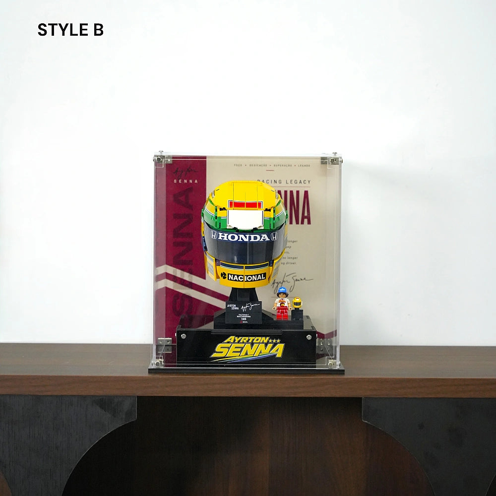 Acrylic Display Case for LEGO® Editions Ayrton Senna Helmet (43024)