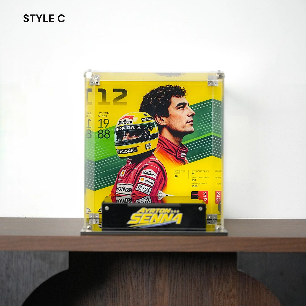 Acrylic Display Case for LEGO® Editions Ayrton Senna Helmet (43024)