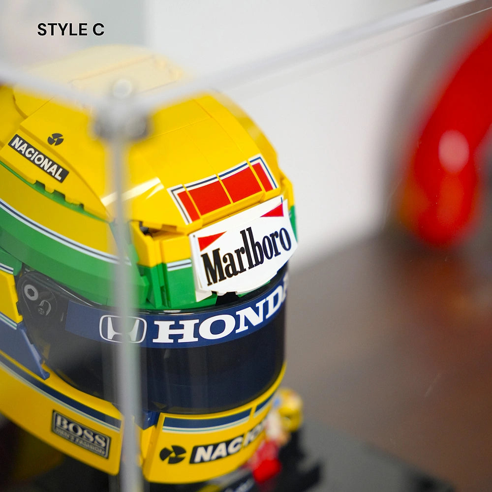 Acrylic Display Case for LEGO® Editions Ayrton Senna Helmet (43024)