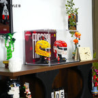 Acrylic Display Case for LEGO® Editions F1 Charles Leclerc Helmet & Lewis Hamilton Helmet (43014)&(43022)&(77242)