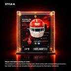 Acrylic Display Case for LEGO® Editions Scuderia Ferrari HP Helmet (43014)&(43022)