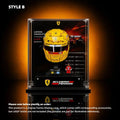 Acrylic Display Case for LEGO® Editions Scuderia Ferrari HP Helmet (43014)&(43022)B