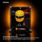 Acrylic Display Case for LEGO® Editions Scuderia Ferrari HP Helmet (43014)&(43022)B