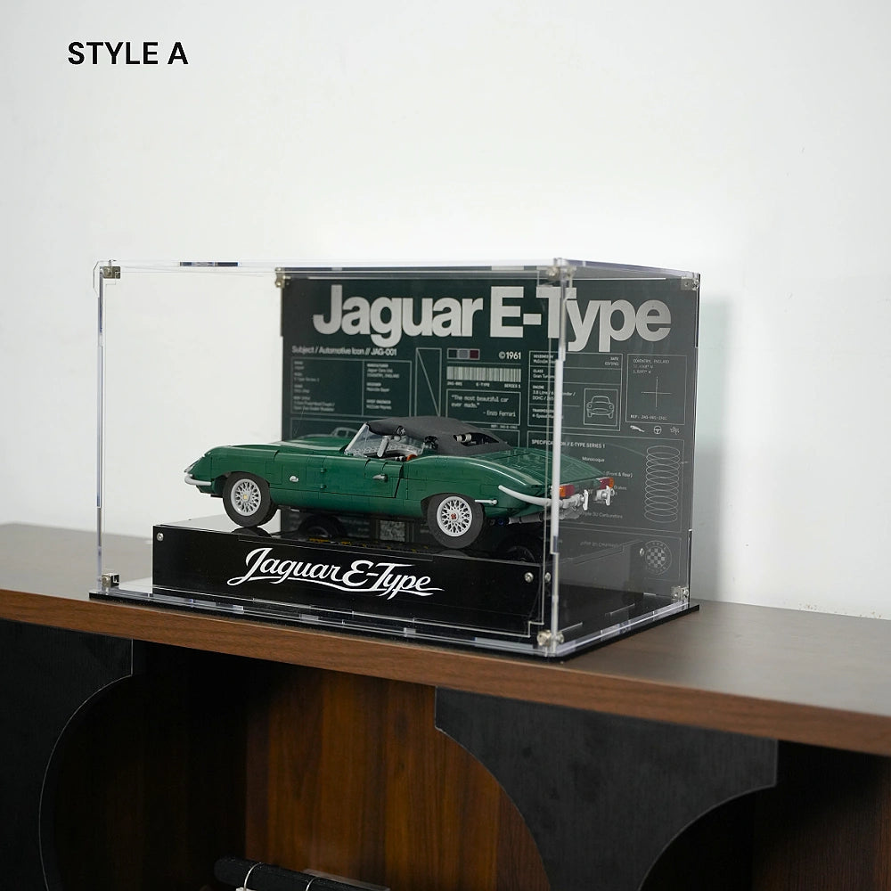 Acrylic Display Case for LEGO® Icons Jaguar E-Type (11381)