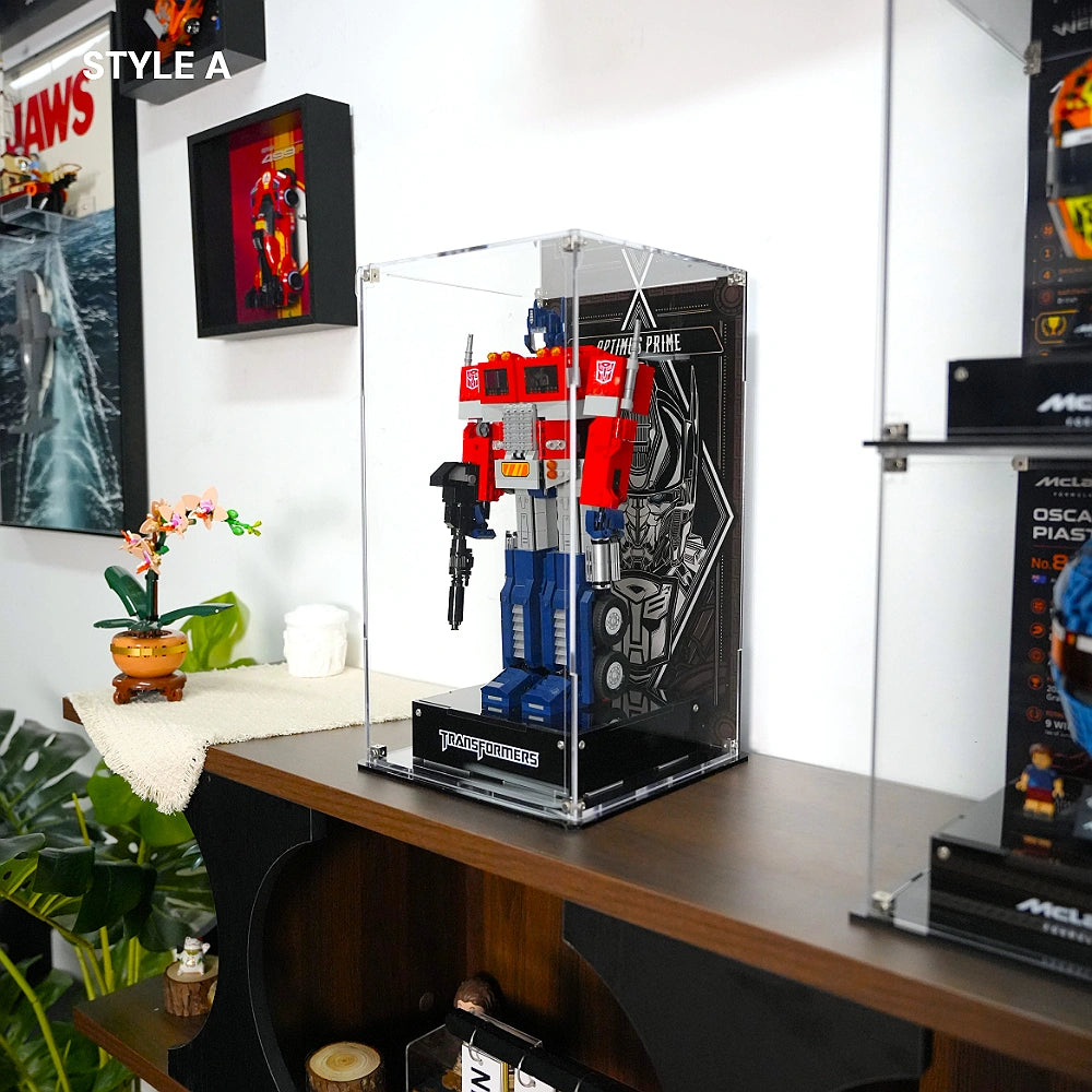 Acrylic Display Case for LEGO® Icons Optimus Prime (10302)
