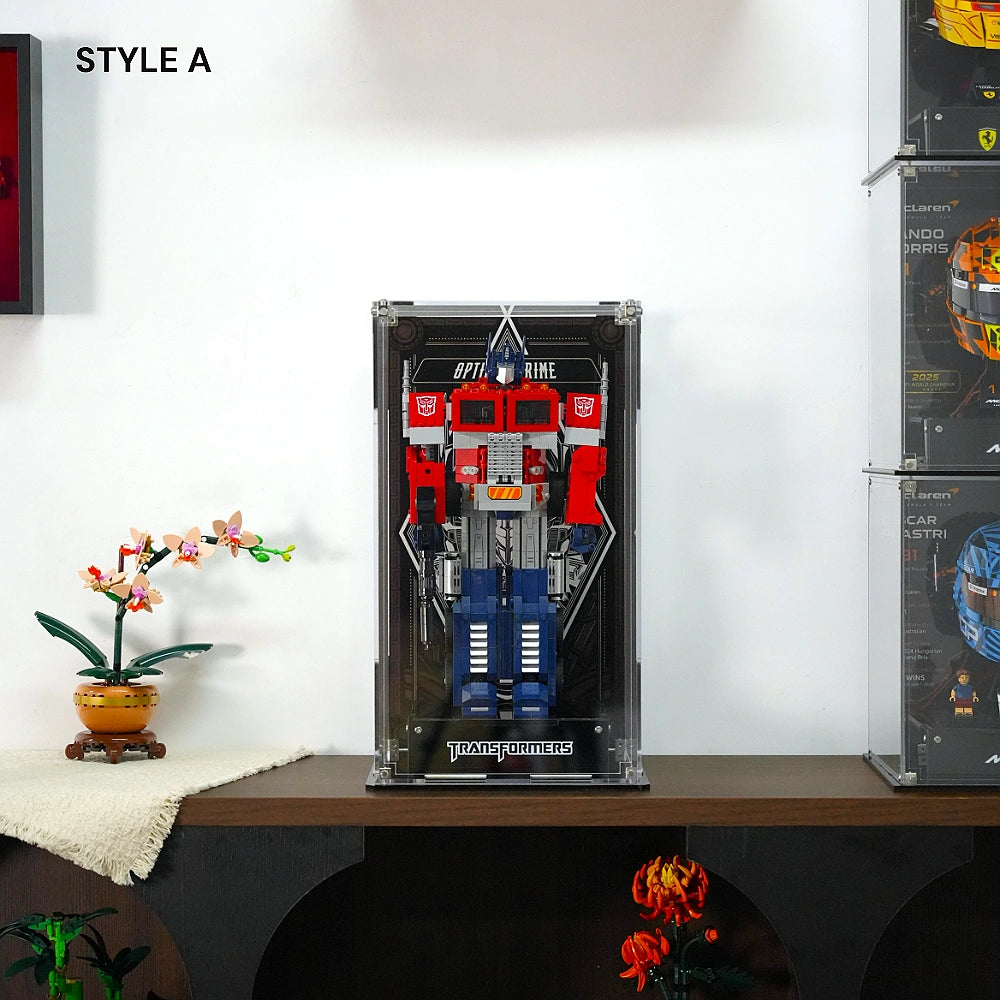 Acrylic Display Case for LEGO® Icons Optimus Prime (10302)