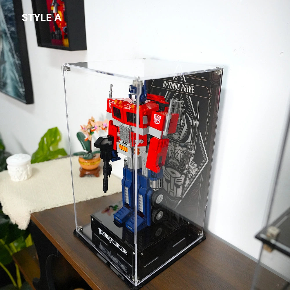 Acrylic Display Case for LEGO® Icons Optimus Prime (10302)