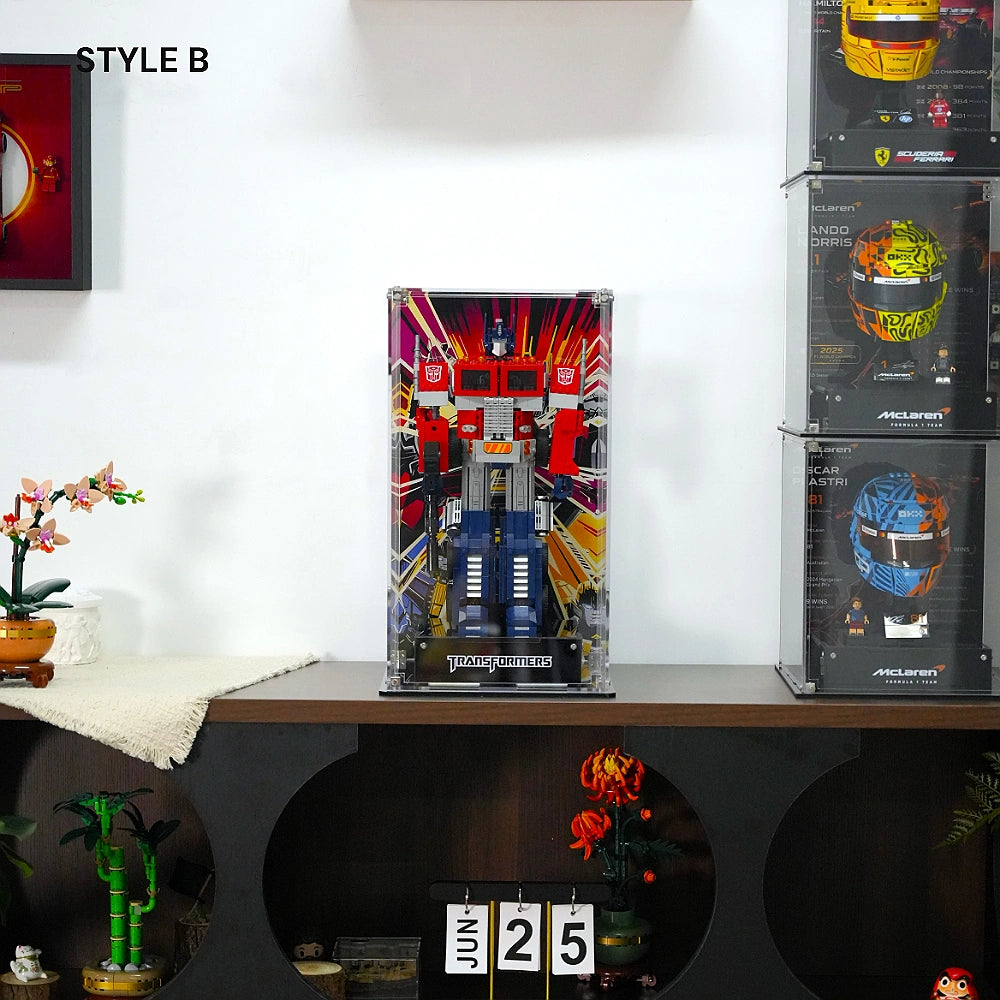 Acrylic Display Case for LEGO® Icons Optimus Prime (10302)