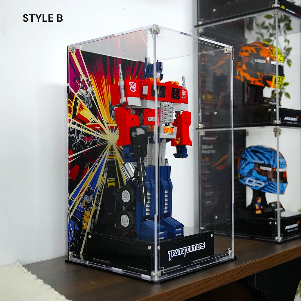 Acrylic Display Case for LEGO® Icons Optimus Prime (10302)