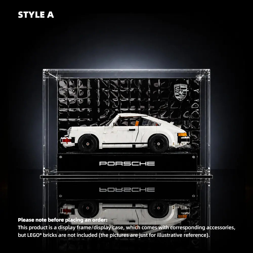 Acrylic Display Case for LEGO® Icons Porsche 911 (10295)