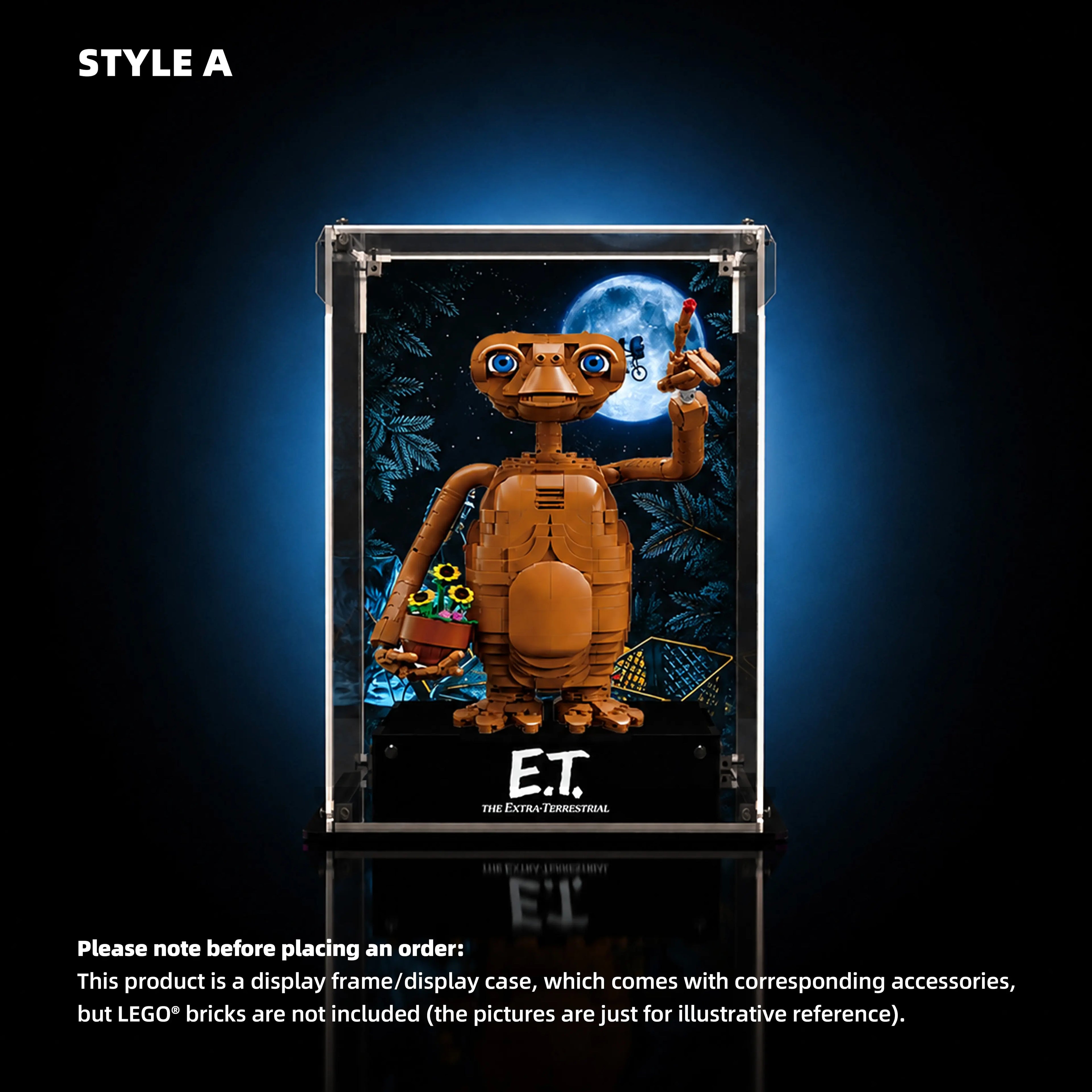 Acrylic Display Case for LEGO® Ideas E.T. (21370)