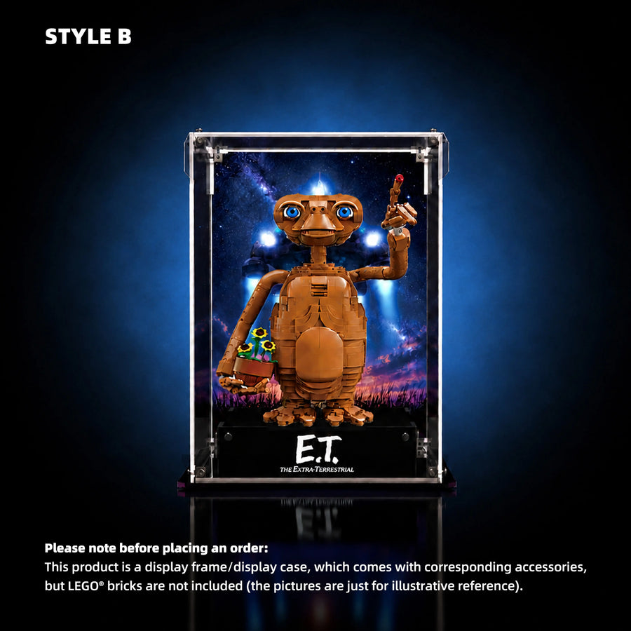 Acrylic Display Case for LEGO® Ideas E.T. (21370)