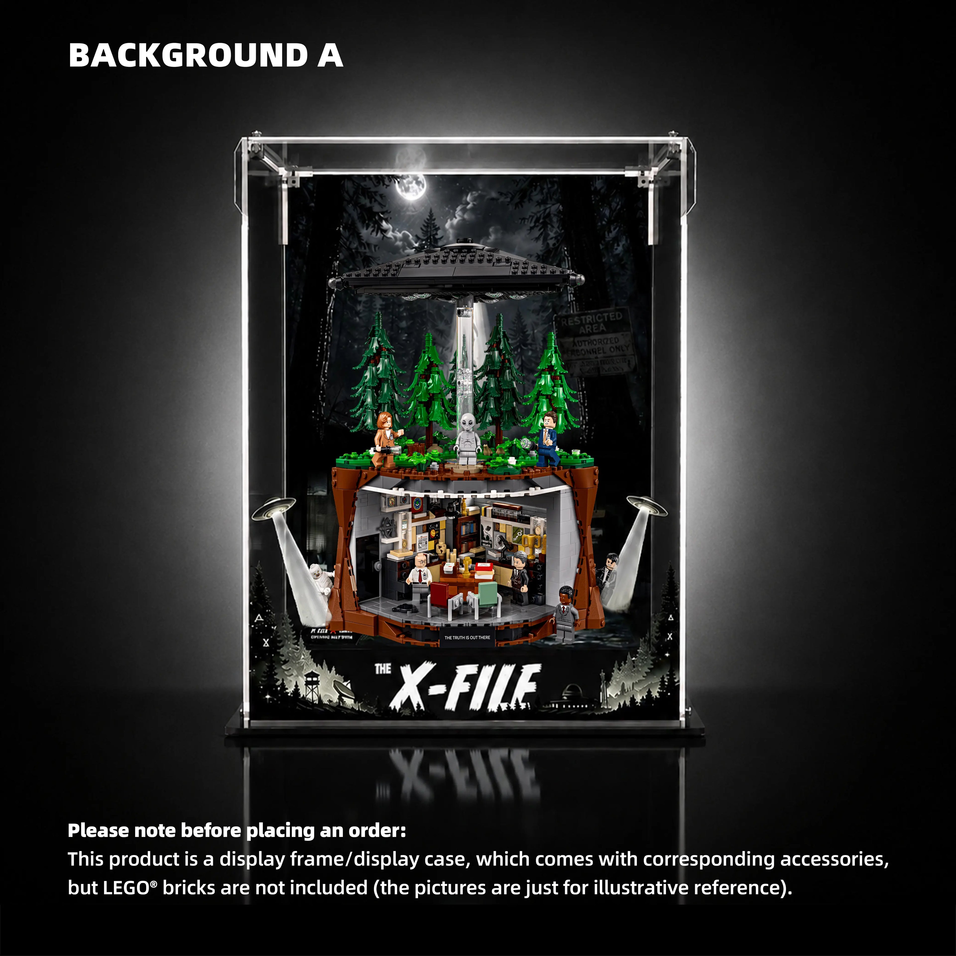 Acrylic Display Case for LEGO® Ideas The X-Files (21369)