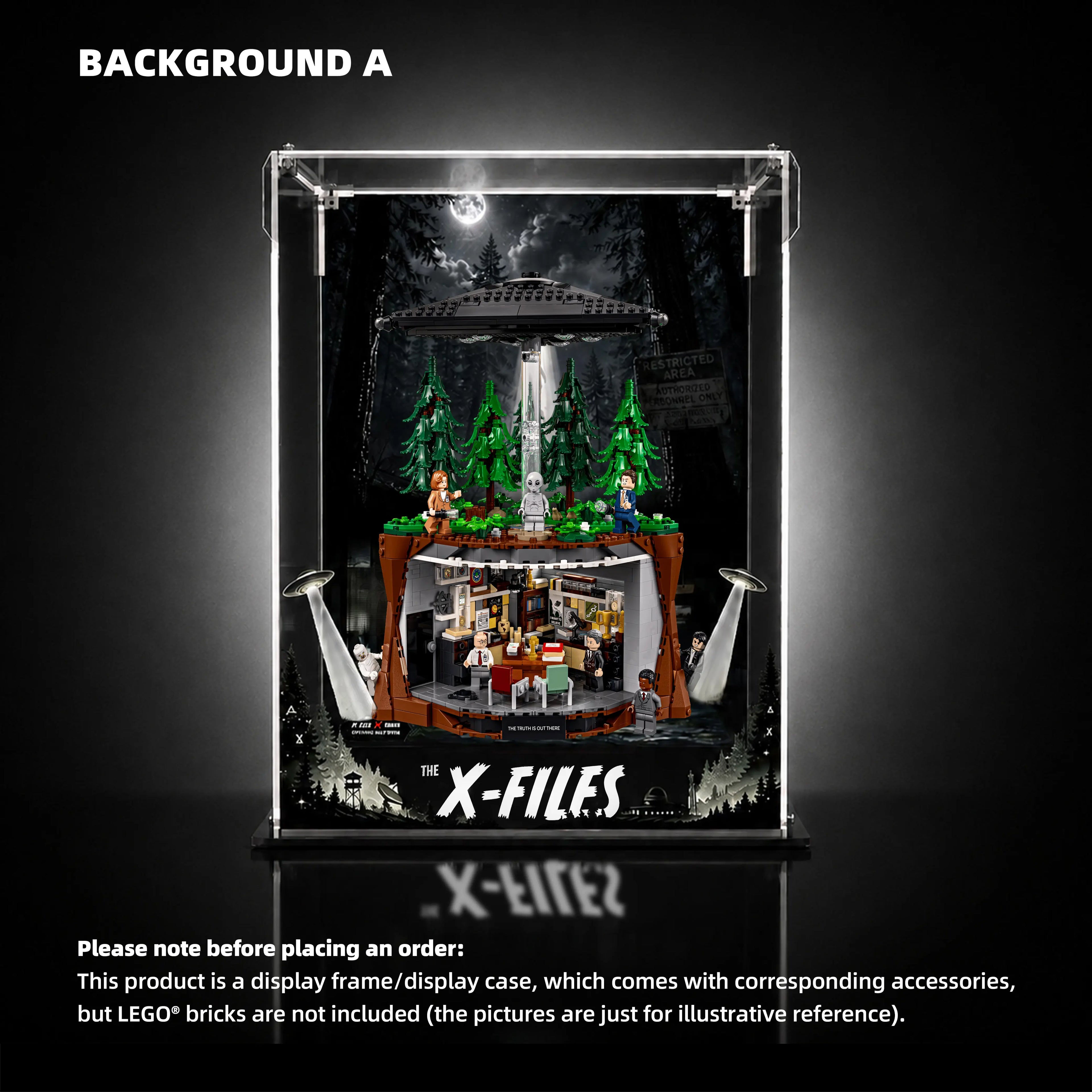 Acrylic Display Case for LEGO® Ideas The X-Files (21369)