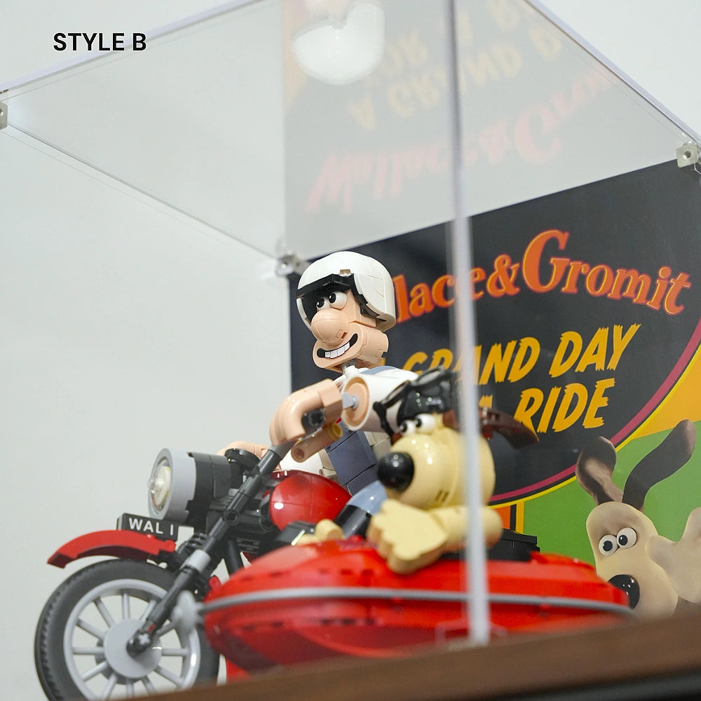 Acrylic Display Case for LEGO® Ideas Wallace & Gromit (21371)