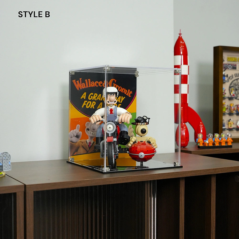 Acrylic Display Case for LEGO® Ideas Wallace & Gromit (21371)