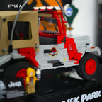 Vetrina in acrilico per LEGO® Jurassic Park Jeep Wrangler (77984)