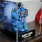 Acrylic Display Case for LEGO® KPop Demon Hunters™ Derpy Tiger and Sussie Bird (72537)