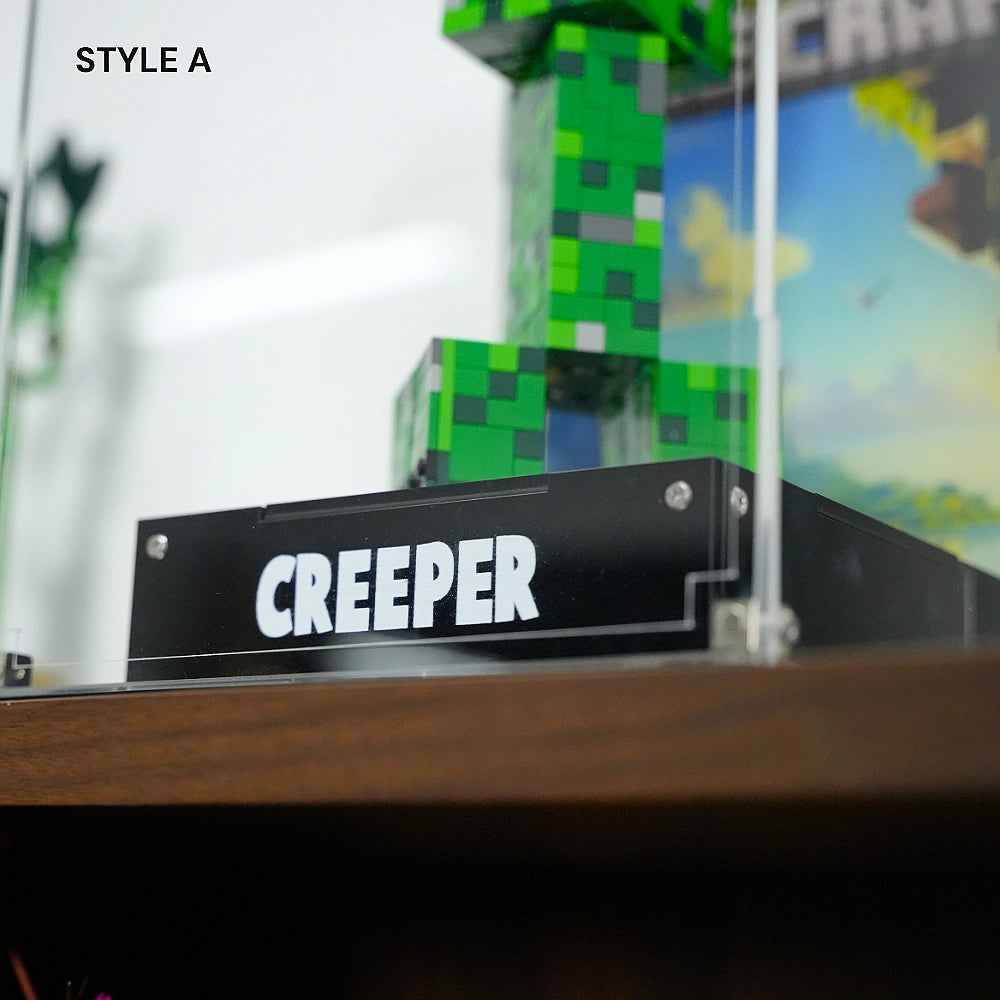 Acrylic Display Case for LEGO® Minecraft® The Creeper™ (21276)