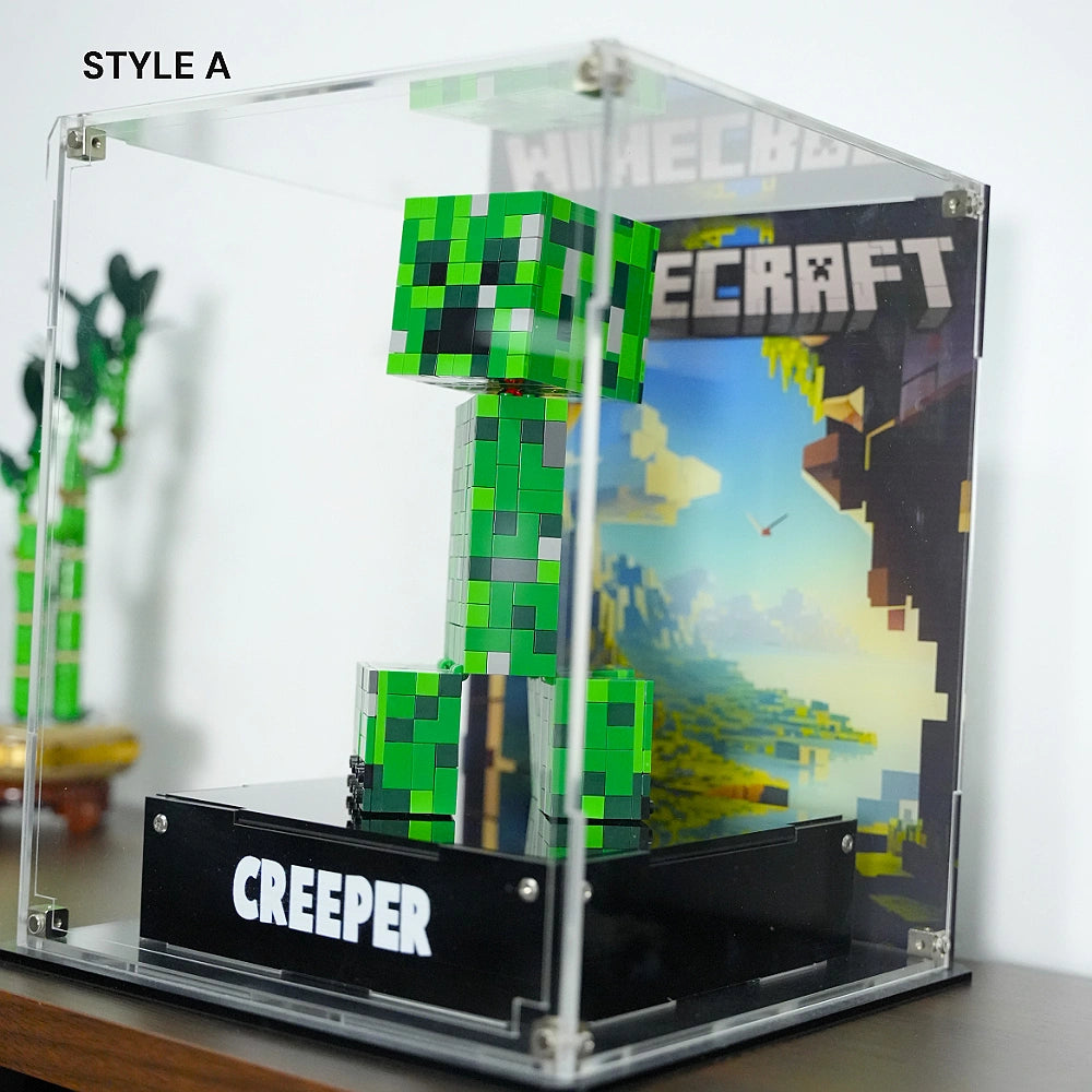 Acrylic Display Case for LEGO® Minecraft® The Creeper™ (21276)