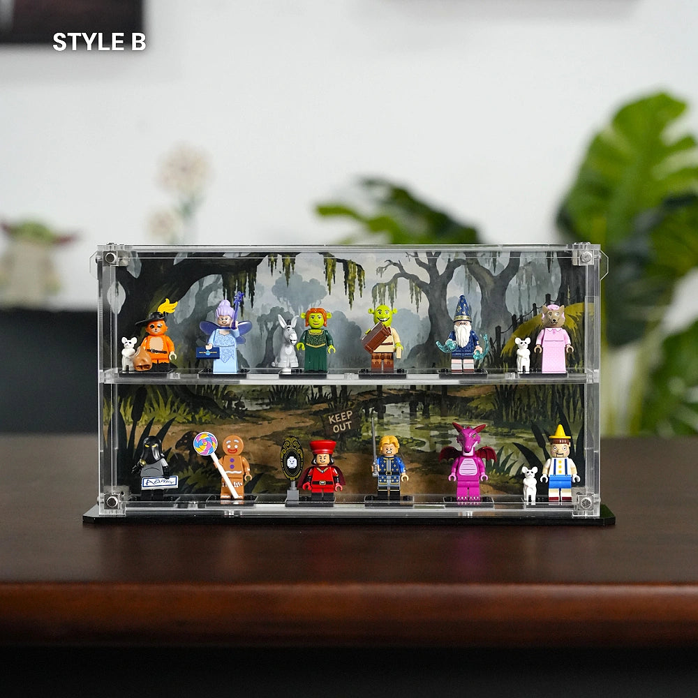 Acrylic Display Case for LEGO® Minifigures Shrek Series (71053)