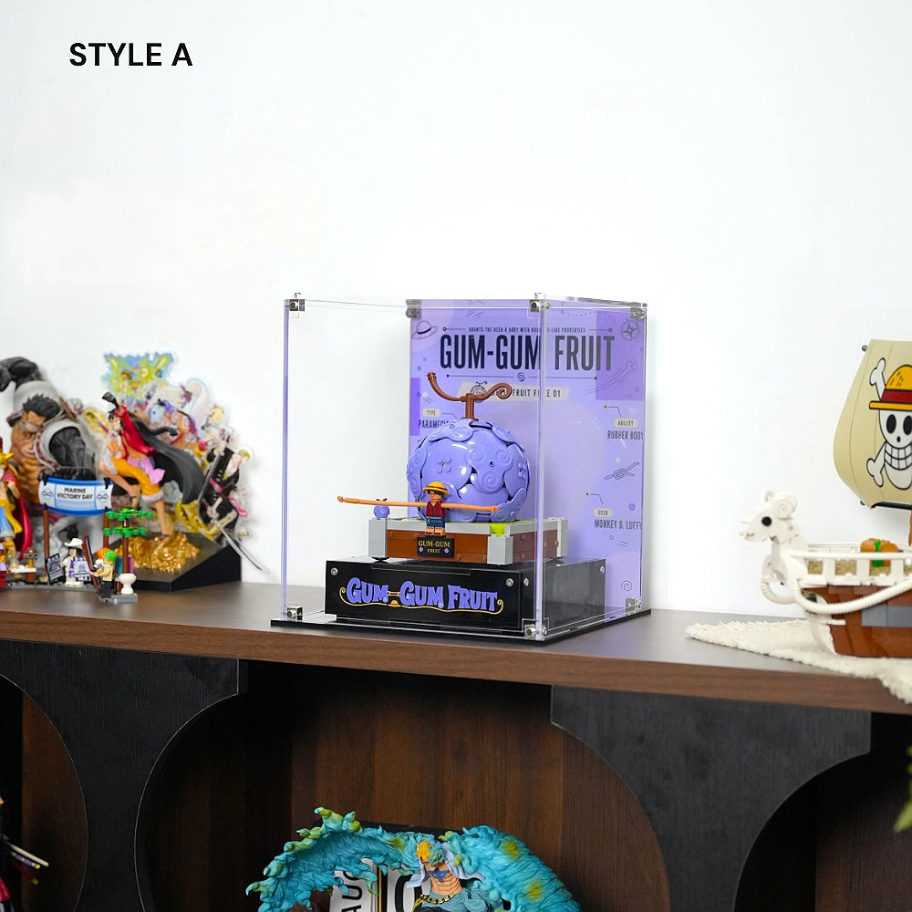 [pre-sale]Acrylic Display Case for LEGO® One Piece Gum-Gum Fruit (75647)