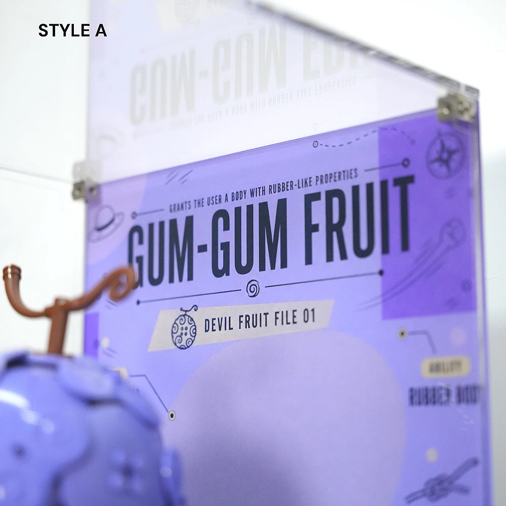 Acrylic Display Case for LEGO® One Piece Gum-Gum Fruit (75647)