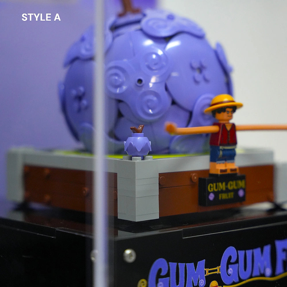 Acrylic Display Case for LEGO® One Piece Gum-Gum Fruit (75647)