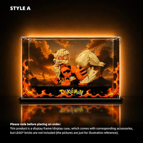 Acrylic Display Case for LEGO® Pokémon Arcanine (72160)A