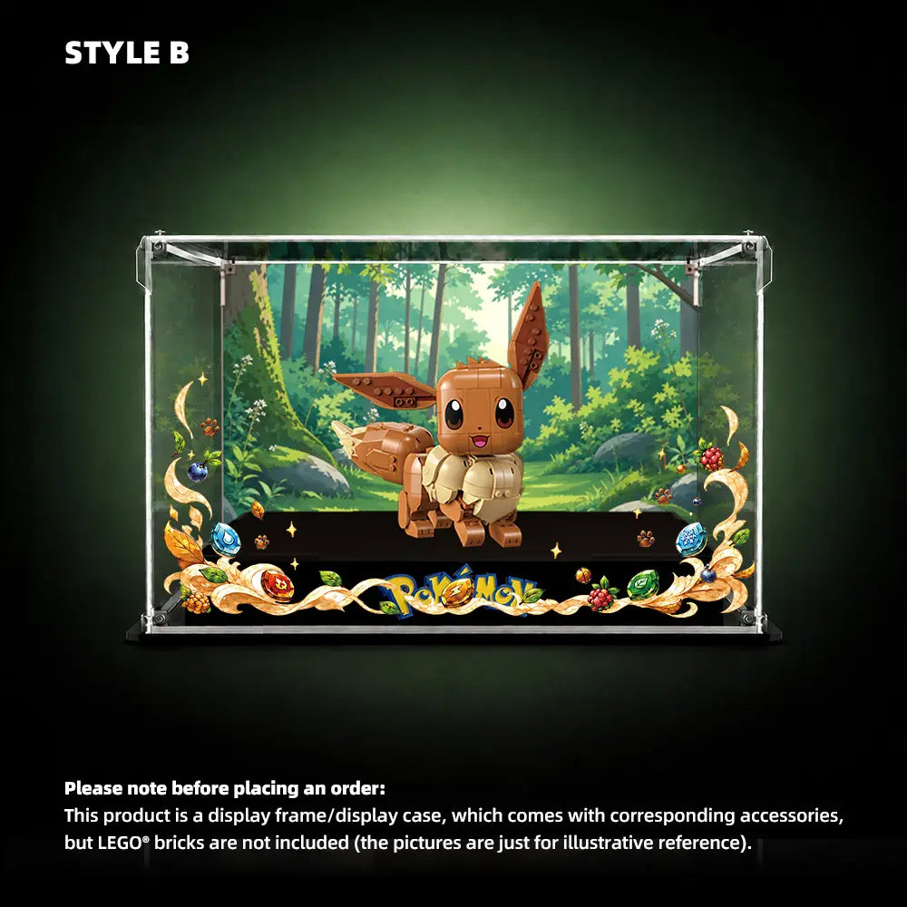 Acrylic Display Case for LEGO® Pokémon Eevee (72151)