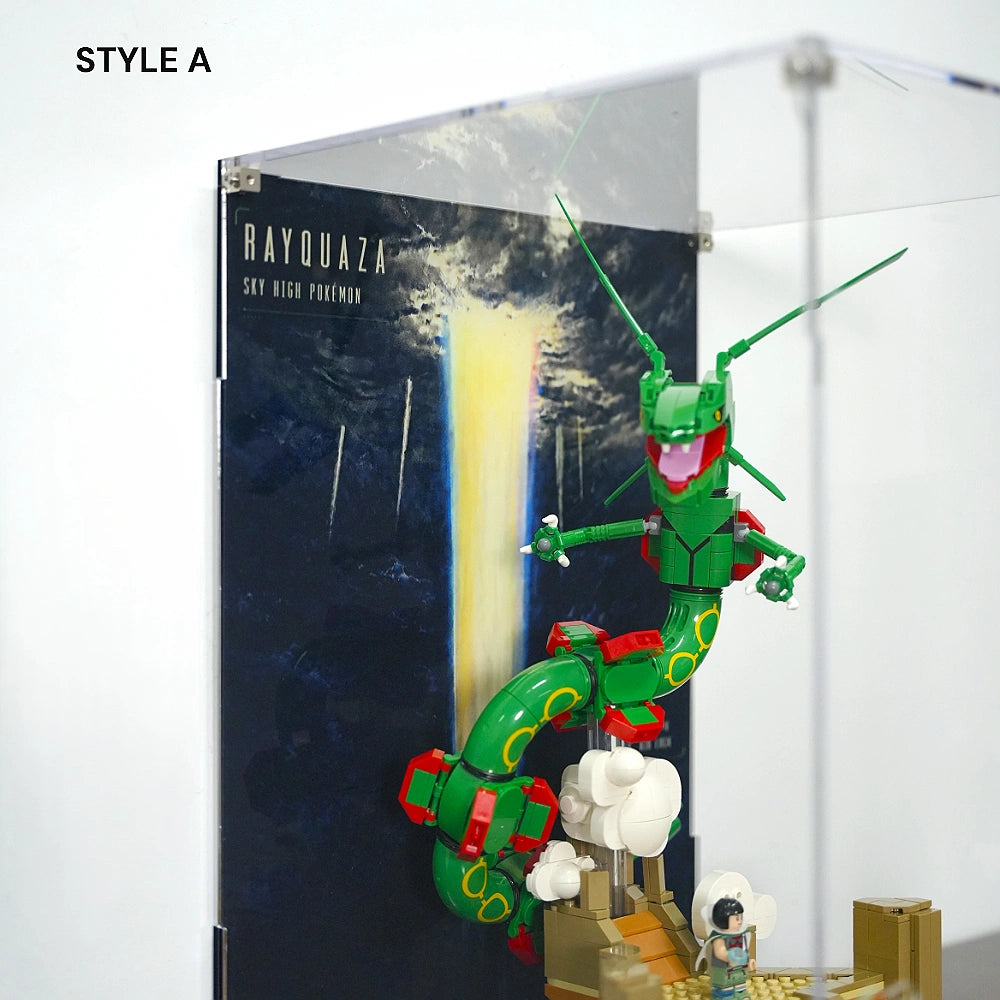 Acrylic Display Case for LEGO® Pokémon Rayquaza (72168)