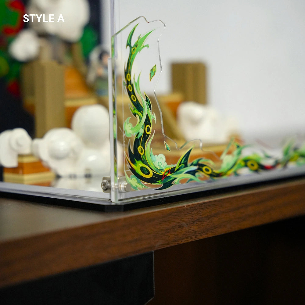Acrylic Display Case for LEGO® Pokémon Rayquaza (72168)