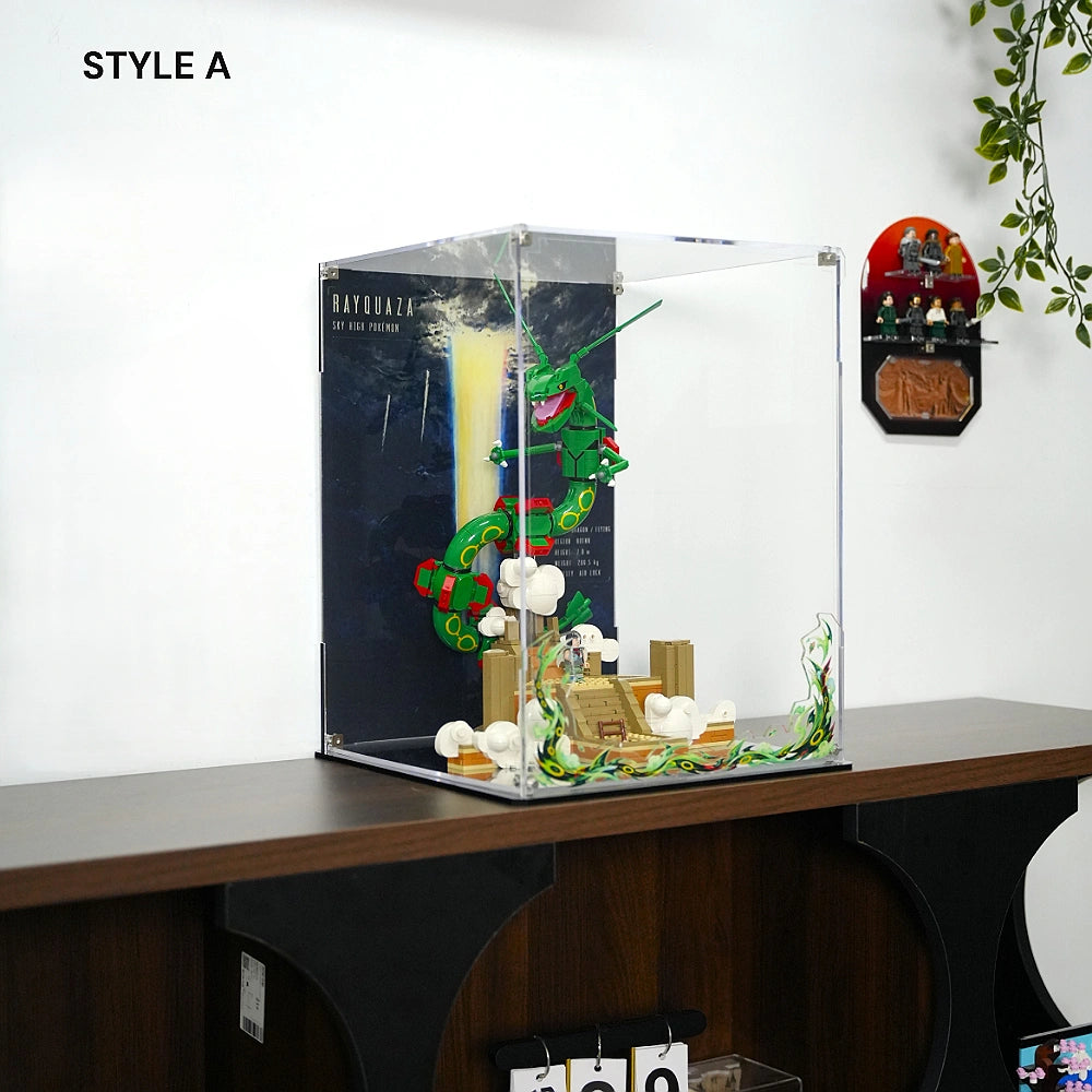 Acrylic Display Case for LEGO® Pokémon Rayquaza (72168)