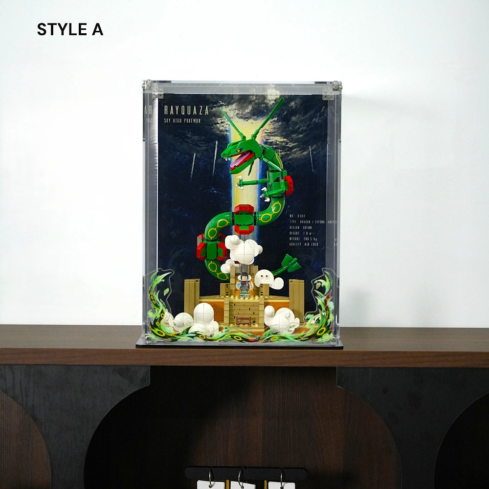 Acrylic Display Case for LEGO® Pokémon Rayquaza (72168)