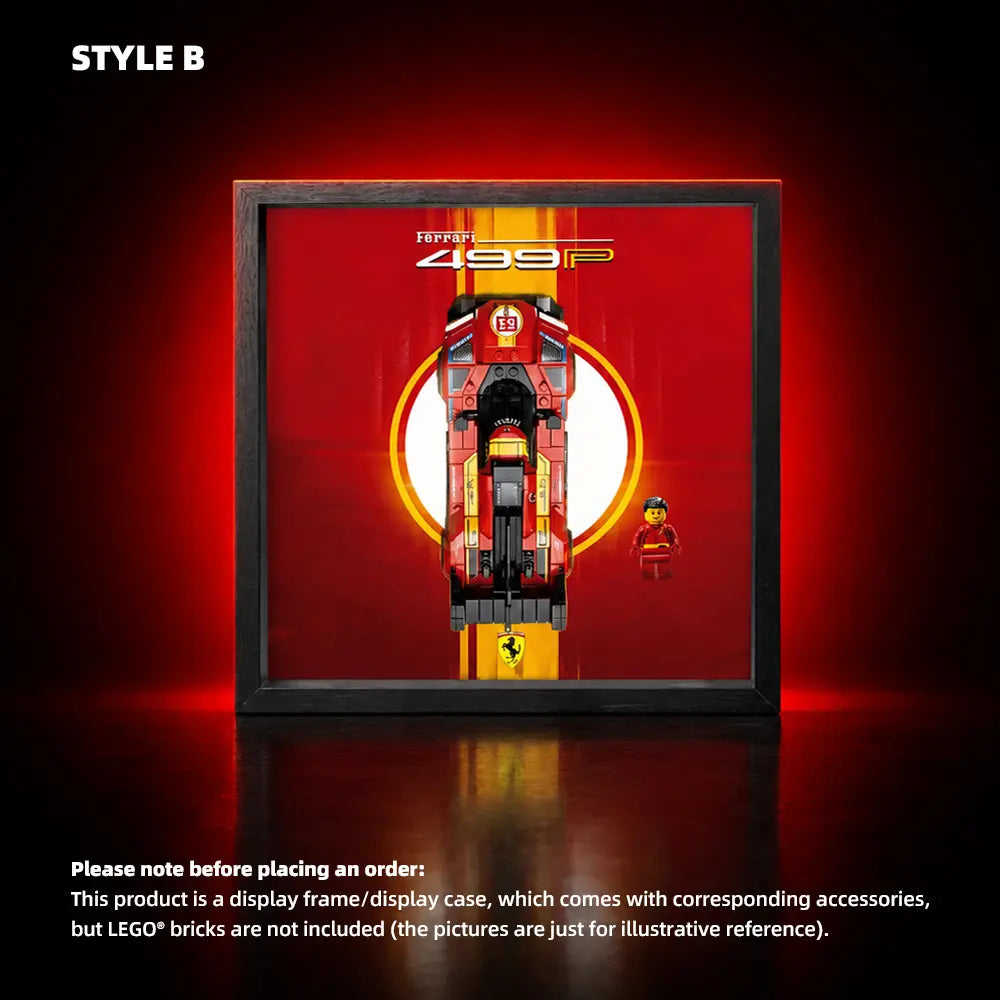 Acrylic Display Case for LEGO® Speed Champions Ferrari 499P (77261)