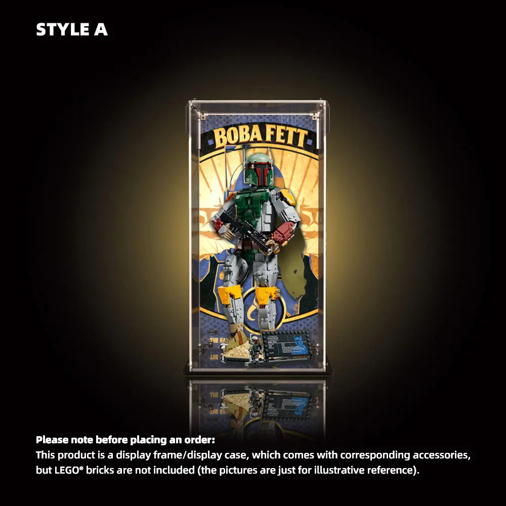 Acrylic Display Case for LEGO® Star Wars™ Buildable Boba Fett (75455)
