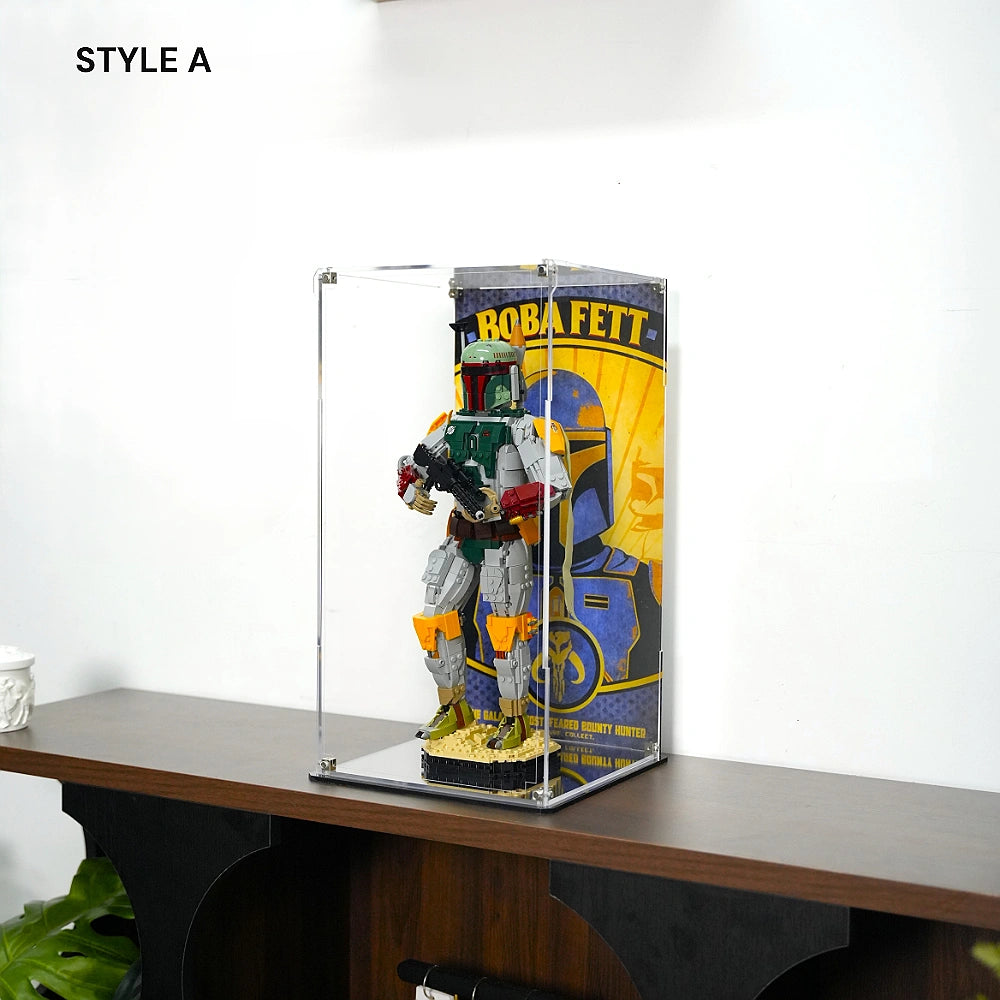 Acrylic Display Case for LEGO® Star Wars™ Buildable Boba Fett (75455)