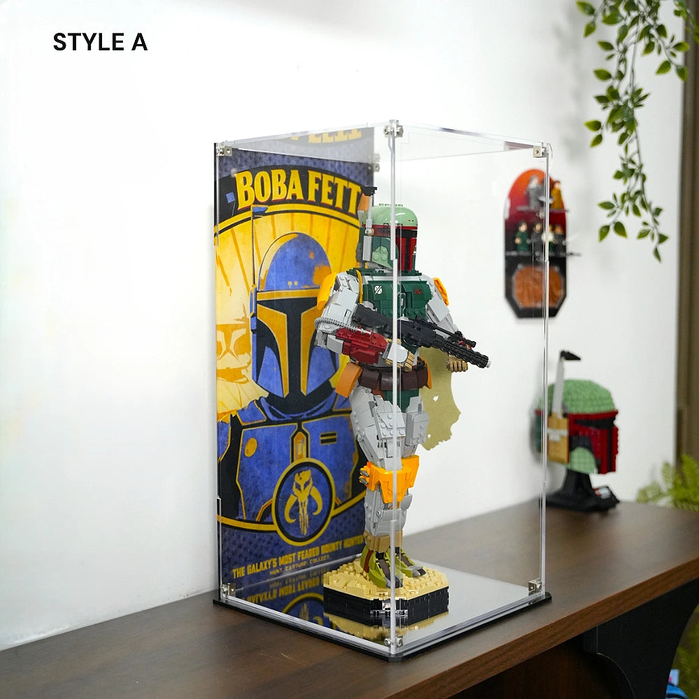 Acrylic Display Case for LEGO® Star Wars™ Buildable Boba Fett (75455)