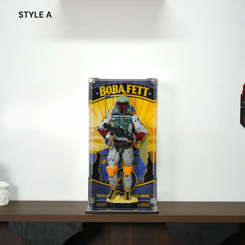 Acrylic Display Case for LEGO® Star Wars™ Buildable Boba Fett (75455)