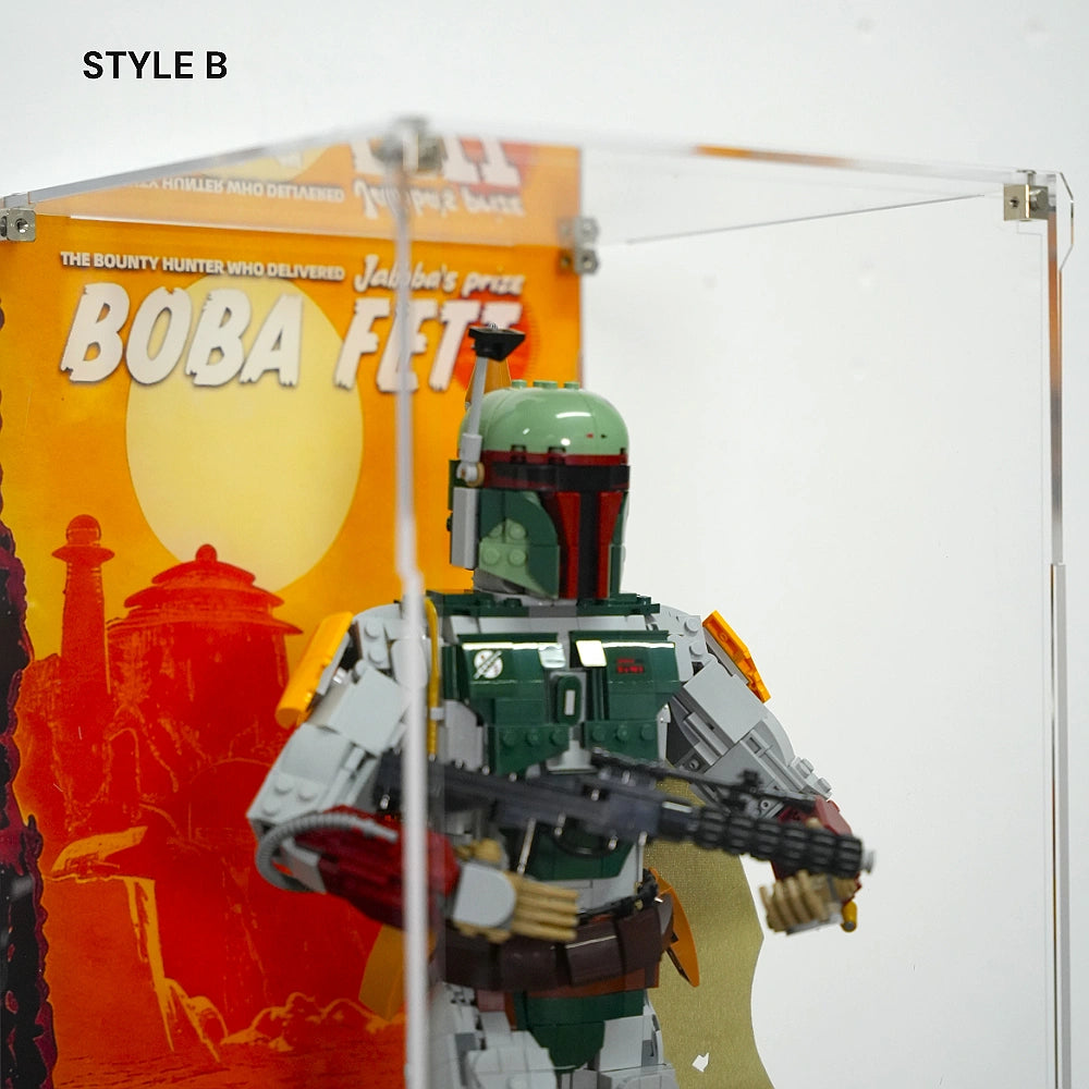Acrylic Display Case for LEGO® Star Wars™ Buildable Boba Fett (75455)
