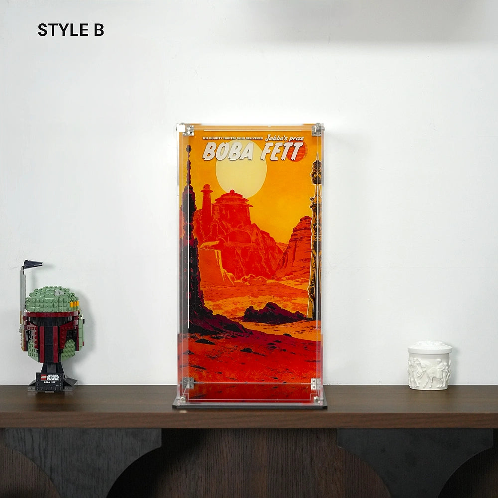 Acrylic Display Case for LEGO® Star Wars™ Buildable Boba Fett (75455)