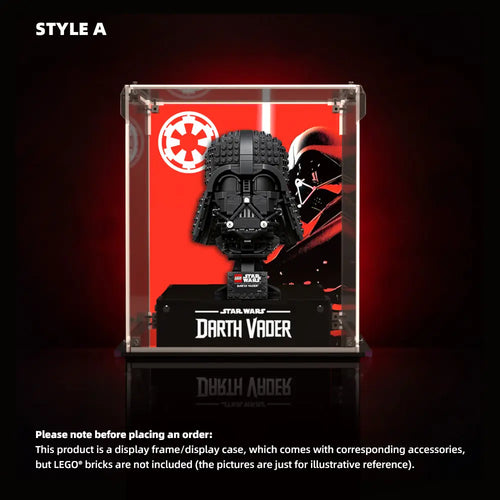 Acrylic Display Case for LEGO® Star Wars™ Darth Vader™ Helmet (75304)