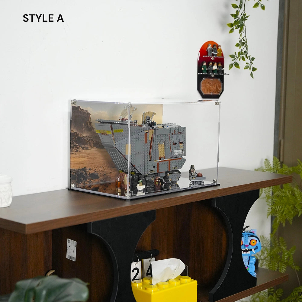 Acrylic Display Case for LEGO® Star Wars™ Offworld Sandcrawler™ and Mudhorn (75453)