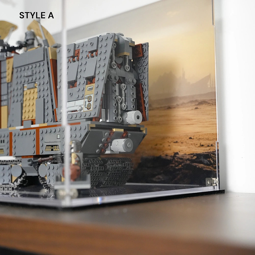 Acrylic Display Case for LEGO® Star Wars™ Offworld Sandcrawler™ and Mudhorn (75453)