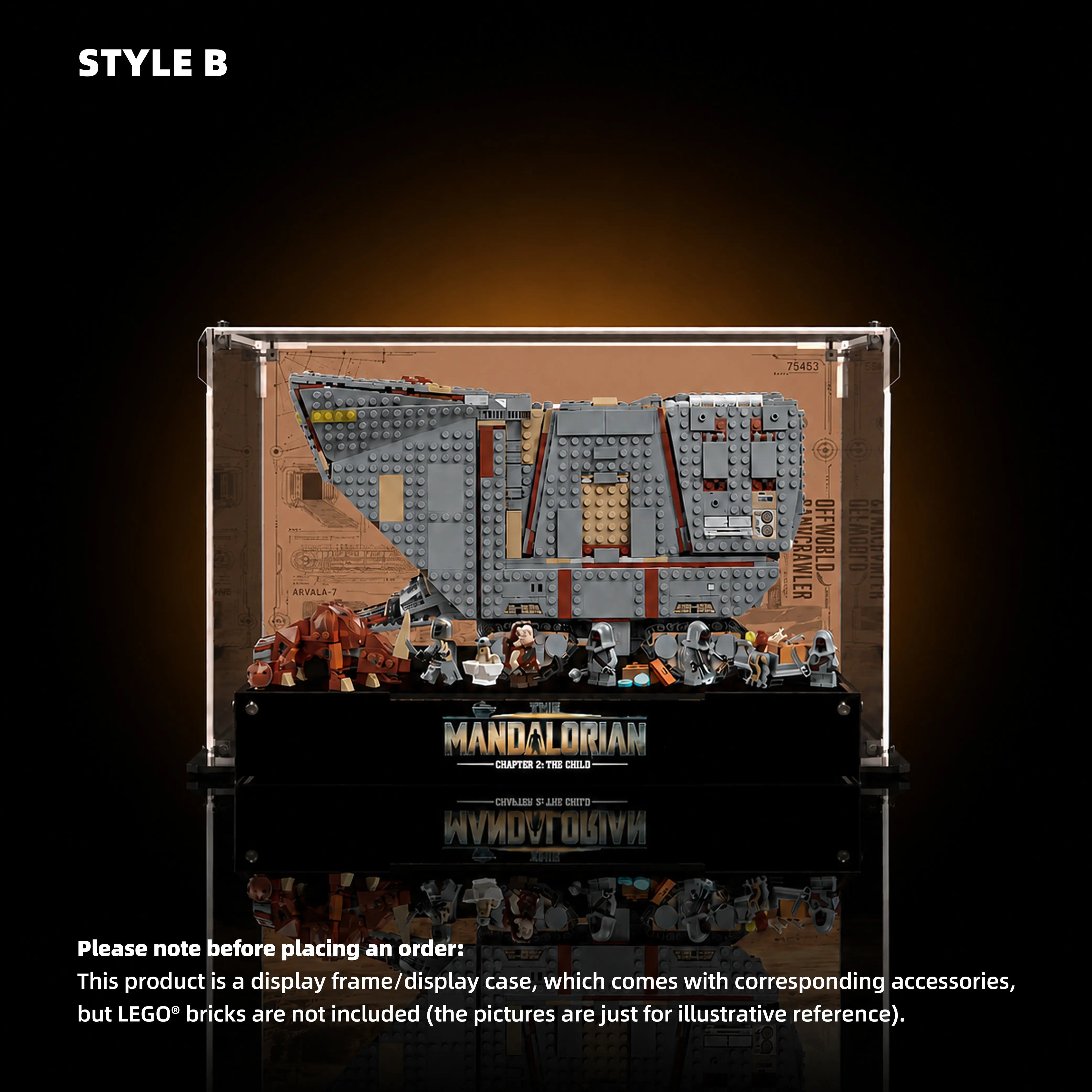 Acrylic Display Case for LEGO® Star Wars™ Offworld Sandcrawler™ and Mudhorn (75453)
