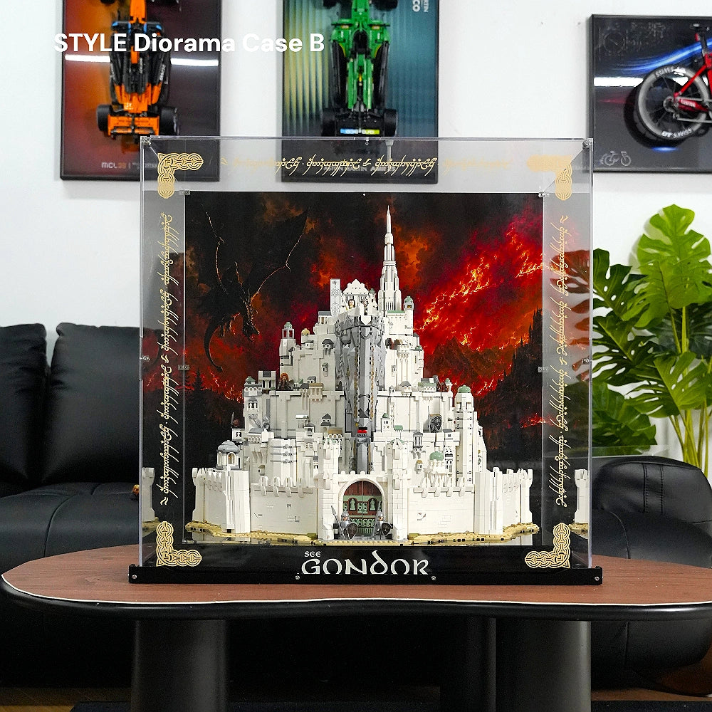 Acrylic Display Case for LEGO® The Lord of the Rings: Minas Tirith (11377)